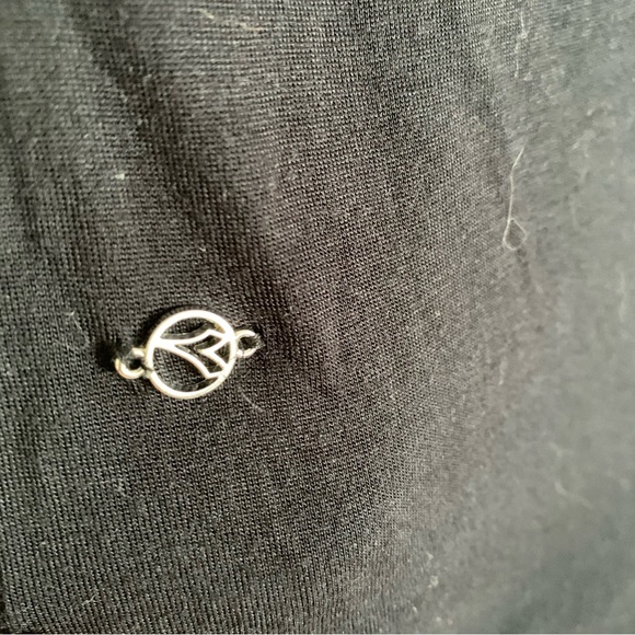 Diadora Black Mesh Sheer Sleeve Black Baseball Tee - Picture 3 of 8